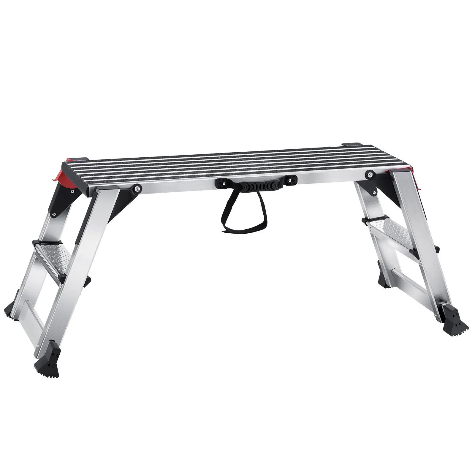 【SummerFinds】VEVOR Folding Work Platform,  , 660 lbs Load Capacity, Aluminum Drywall Stool Ladder, Heavy Duty Work Bench w/ Non-Slip Feet, Ideal for Washing Vehicles, Cleaning, Painting, Decorating