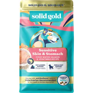 Solid Gold Nutrientboost Leaping Waters Sensitive Stomach Dry Food for Dogs