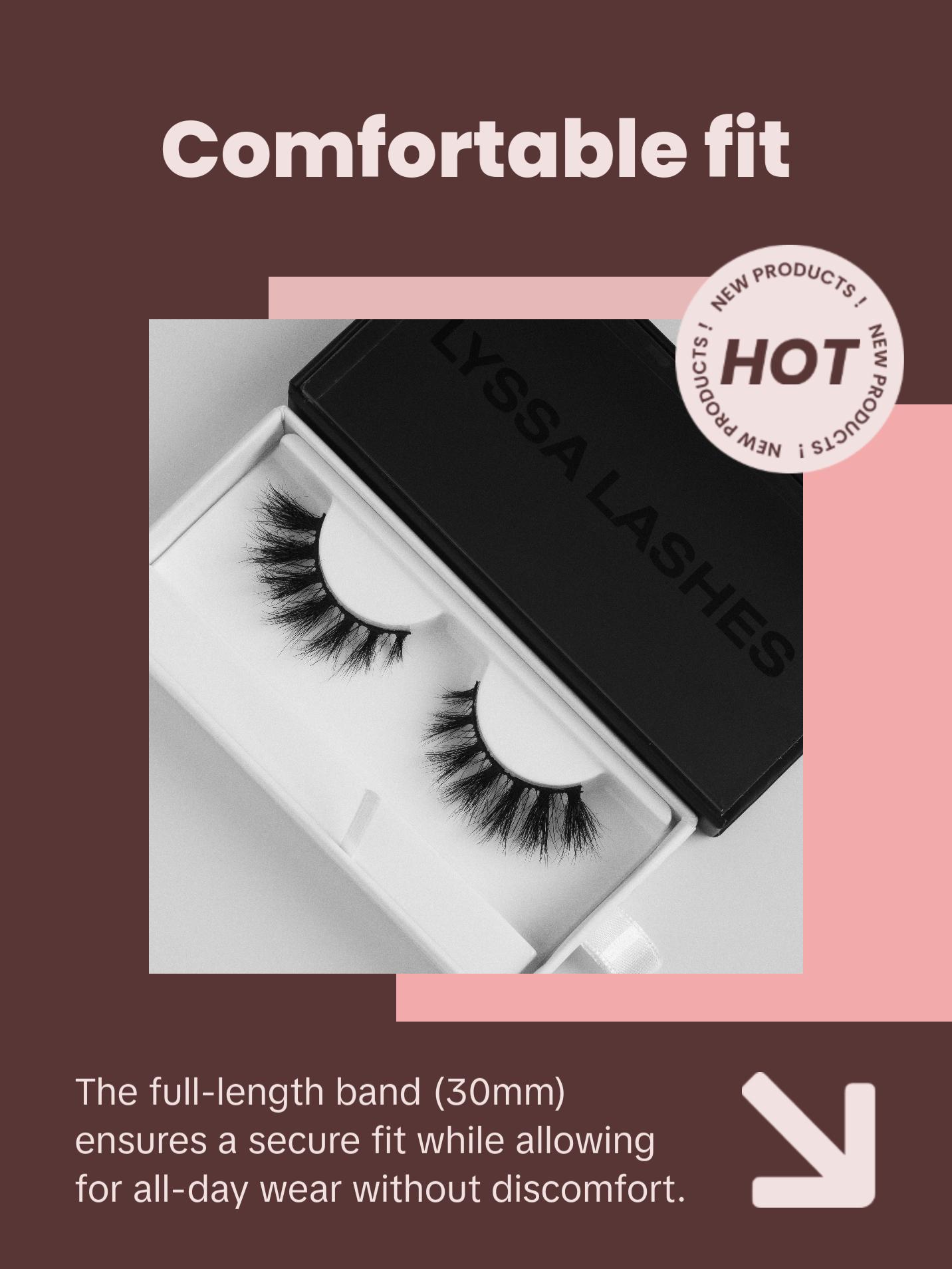 Lyss | 3D Mink Strip Lashes