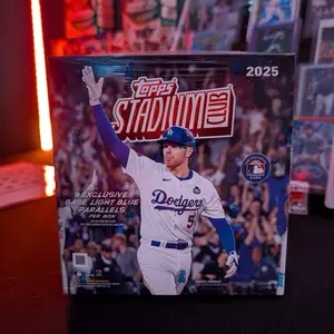 Topps 2025 Stadium Club Mega Packs - 9 Exclusive Base Light Blue Parallels Per Box - Official MLB Trading Cards