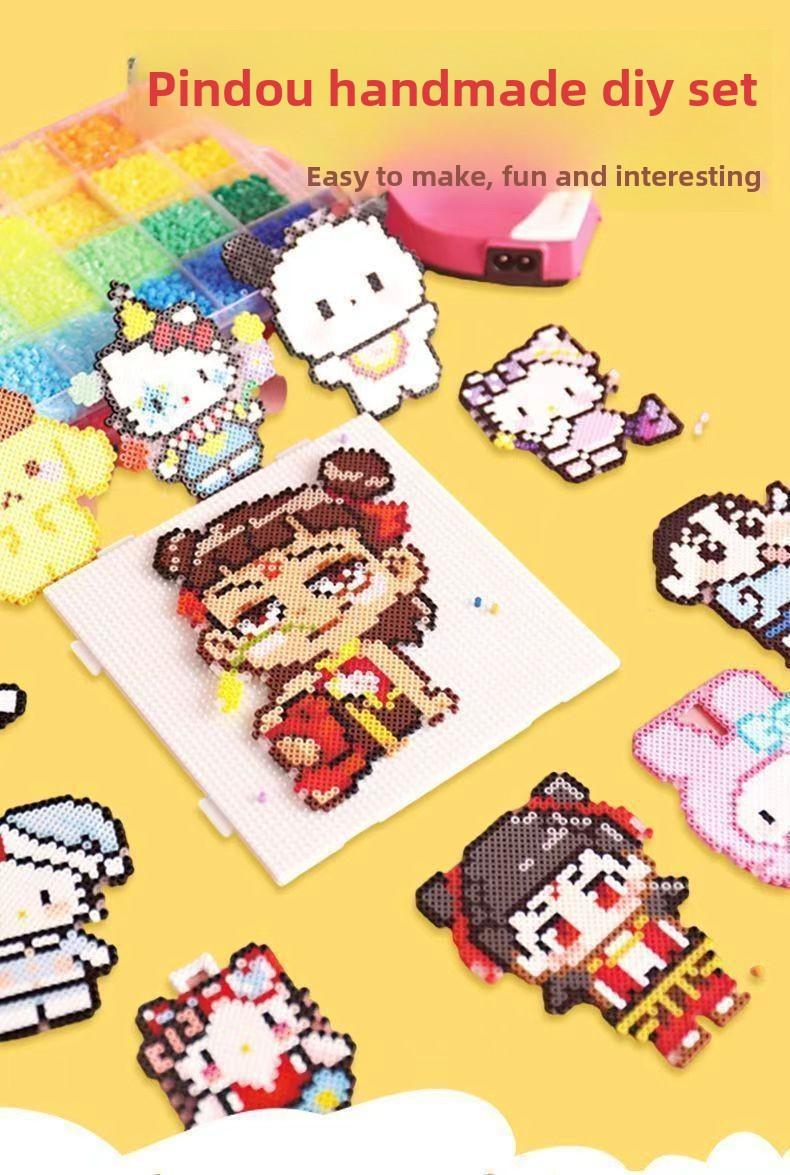 DIY bead craft kit for children, 3D bead supplementary beads, high-quality mard fusion beads