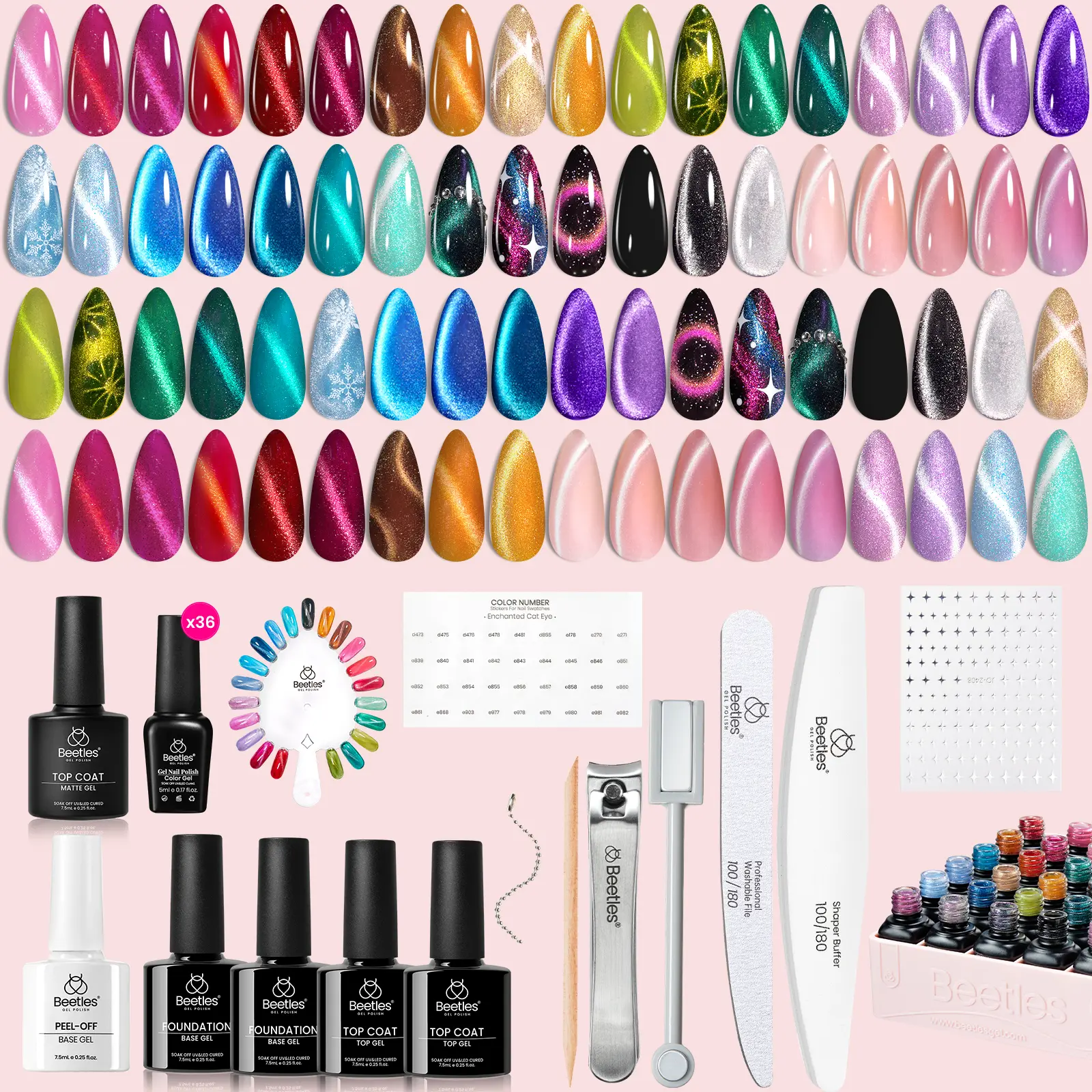 Enchanted Cat Eye-36 colors 