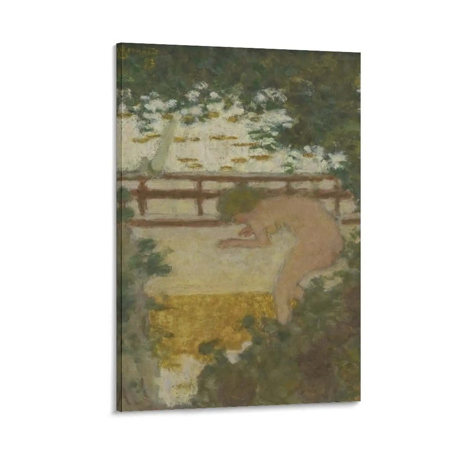 Pierre Bonnard Poster Print La Baignade Pres Du Bateau Poster Canvas Poster Bedroom Decor Sports Landscape Office Room Decor Gift Frames Ornaments Wall Artistic Decoration Photo