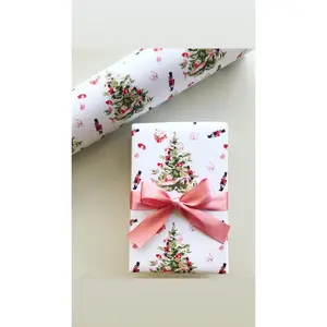Wrapping Paper Nutcracker Toy Tree {Christmas, Holiday, Gift Wrap}