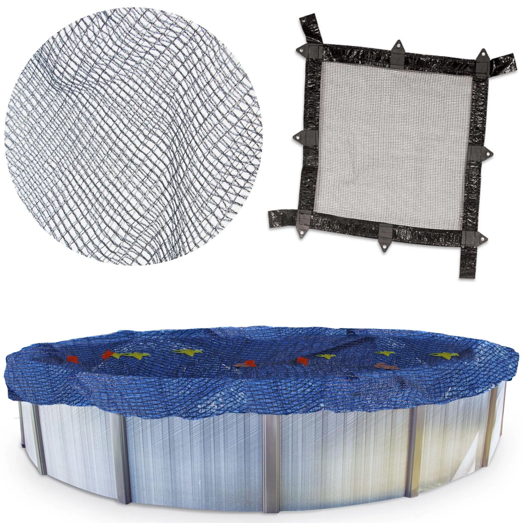 Swimline Hydrotools Leaf Net Winter Pool Cover for 18 Ft Above Ground Pools