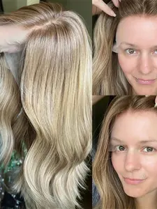 14 Inch Soft Glitter Wave Wig, Density 150, Lace Frontal with Pre-Cut Baby Hair, Suitable for Women Daily Wear