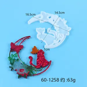 Versatile Medium Resin Mold for Customized Pendants and Charms (Complex)