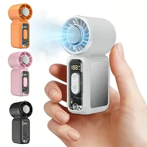 2026 High-Speed Handheld Fan | 0-199 Speed Adjustable, 3600mAh Long-Lasting Battery, LED Digital Display, Lightweight & Portable, Low Noise, Ideal for Outdoor Camping & Travel