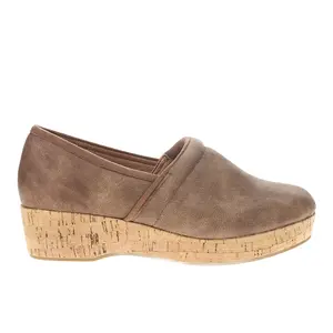 Corkys Womens All Day Slip On Clogs Casual - Brown