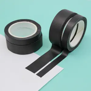 Neutral Black Solid Washi