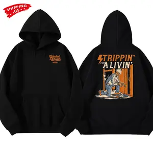 Strippin' For A Livin' Hoodie, Electrician Work Graphic, Work Apparel for Electricians, Humorous Electrician Hoodie, Gift for Linemen & Electricians