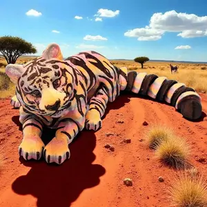 Articulated Tiger - 3D Printed Toy - Collectible - Gift for Tiger Lovers - Poseable Figure