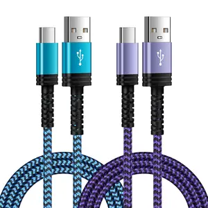 USB Type C Charger ,[2-Pack 6FT]Android Charger  USB C Fast   Cord for  Galaxy S24/A54/A34/A14/S23Ultra/S21 FE,Z Fold 5/4,Z Flip 5/4; Pixel 8Pro/8/7Pro/7/6a/6 Pro/5