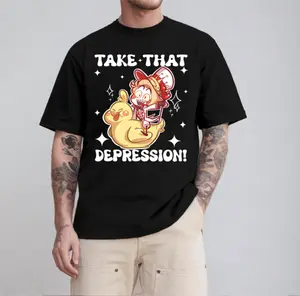 Lucifer Take That Depression Shirt, Lucifer Morningstar Shirt, Cute Helluva Boss Shirt, Lucifer Hazbin Hotel Shirt, Hazbin Hotel Shirt, Hazbin Hotel Shirt, Lucifer Shirt, Cherri Bomb Shirt, Halluva Boss Shirt, Vivziepop Shirt 2HSED_H101