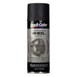 Krylon HWP104 11 oz Dupli Color High Performance Wheel Paint, Black