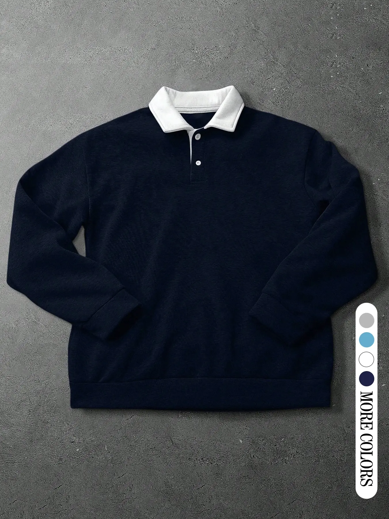 Men's Loose-Fitting Colorblock Knit Sweater, Casual Fashion Pullover, Comfortible Campus Wear, Versatile Basic Outerwear