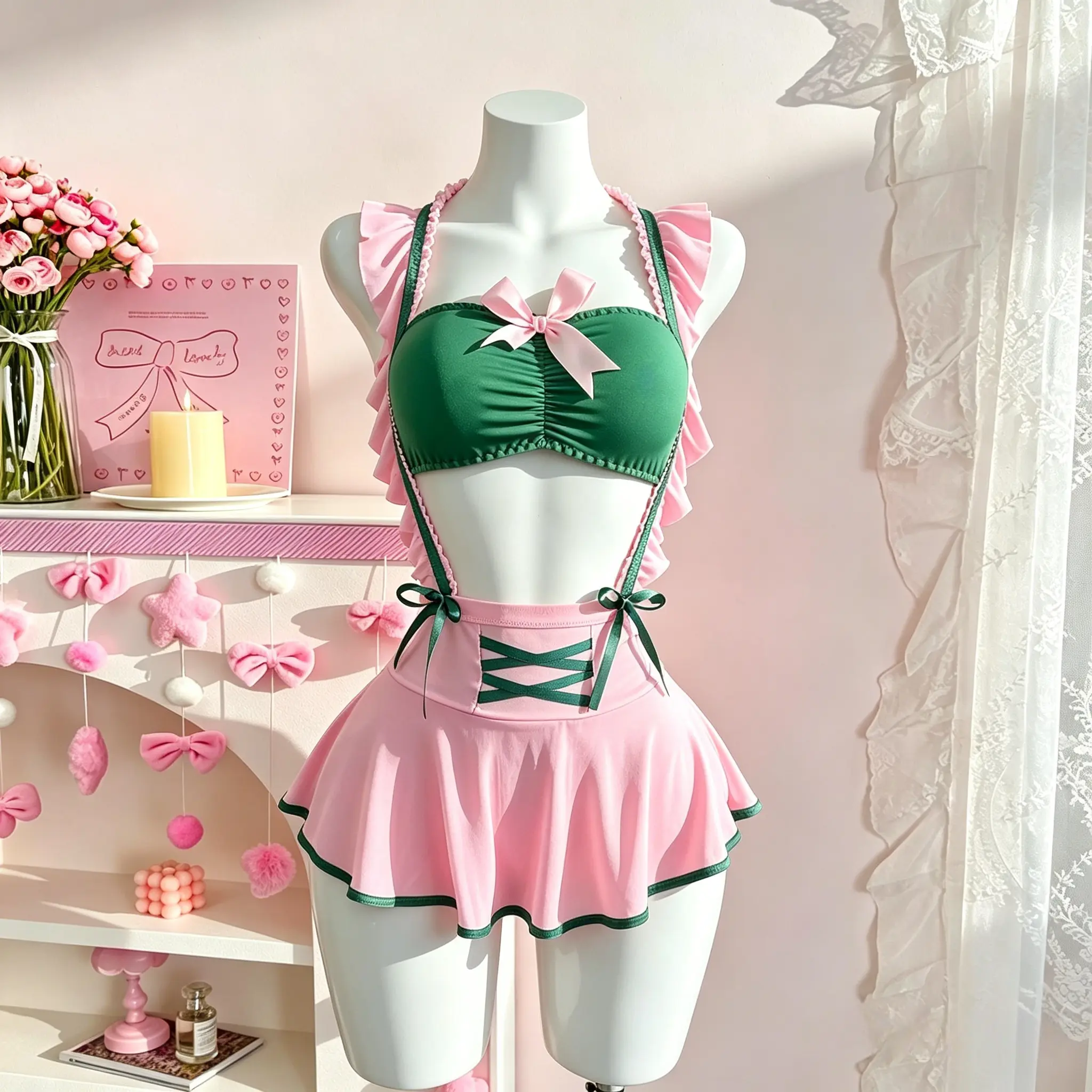 Sexy ultra-short pleated skirt student sailor uniform costume role-play,sexy lingerie，sexy pajamas、babydoll lingerie Halloween