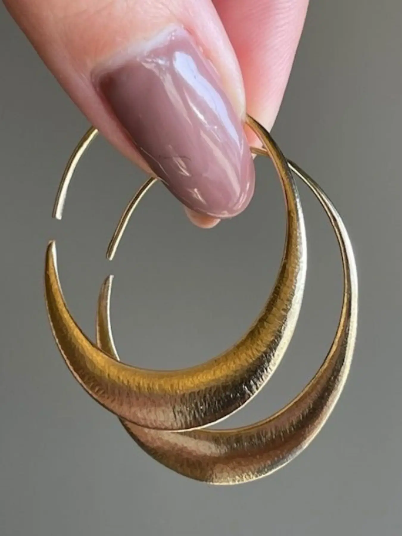 Vintage Copper Simple Round Hoop Earrings for Women, Circle Shape Earrings, Bohemian Style Fashion Jewelry, Multifunctional Earings for All Seasons, Boho Style Jewelry