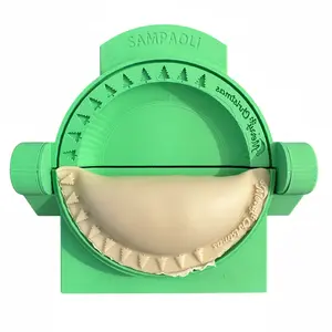 Christmas Tree Empanada Maker – Limited Holiday Edition | Fast & Easy Dumpling & Empanada Press | Unique Festive Crimp Design | Made in USA | Perfect for Parties, Baking & Family Cooking