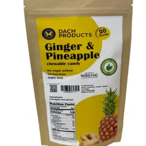 Pineapple and Ginger Chewable Candy