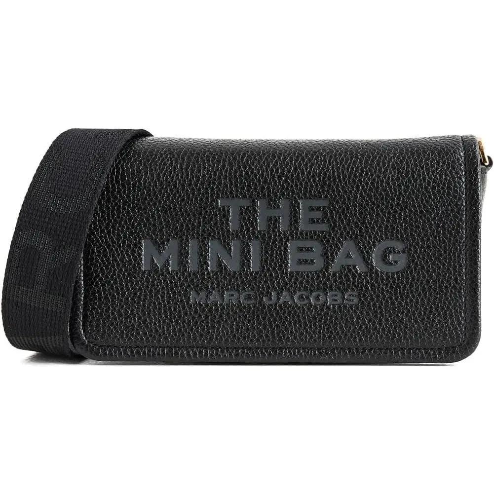 Marc Jacobs The Leather Mini Crossbody Bag - Black 2S4SMN080S02-001