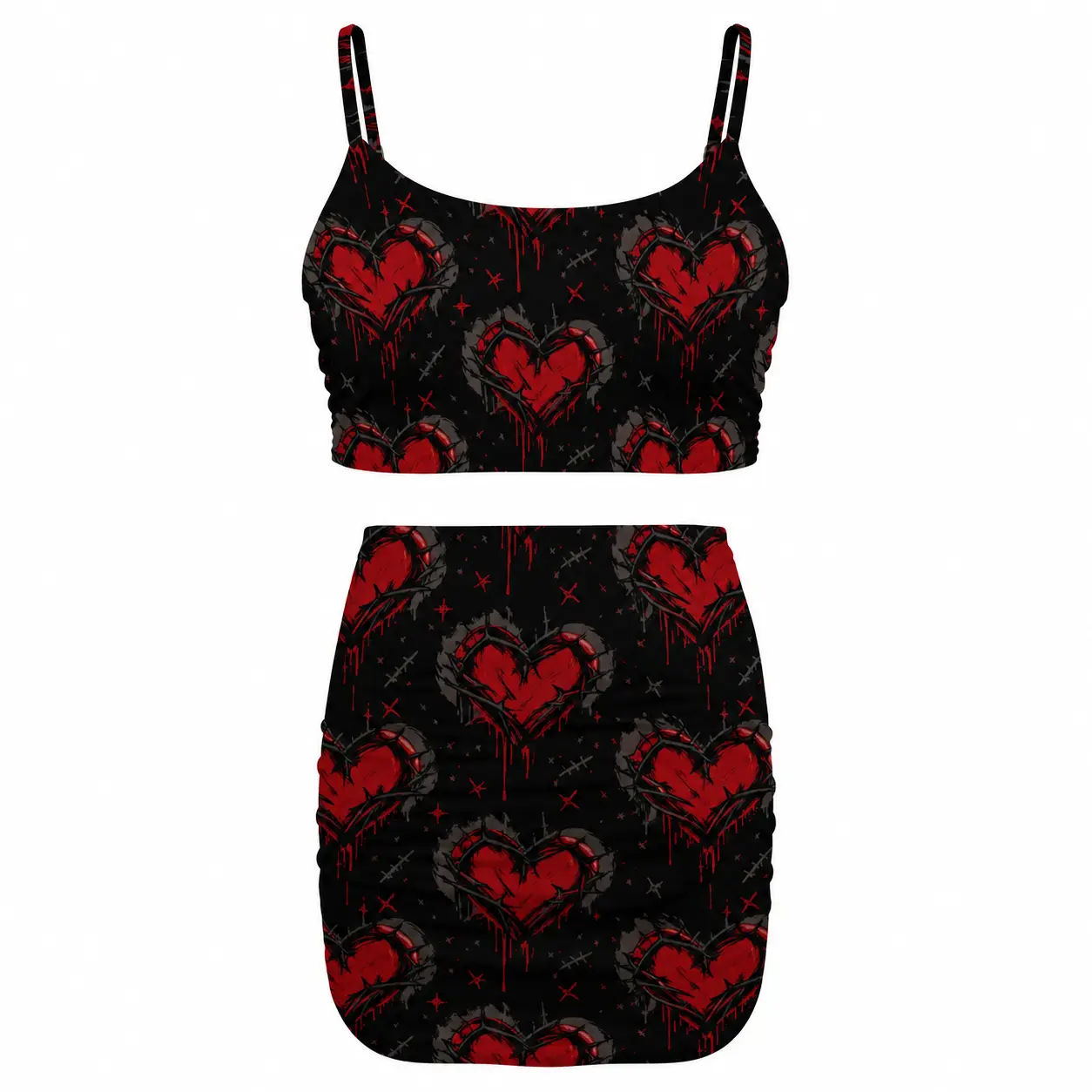 Dark Romance Cami And Skirt Set