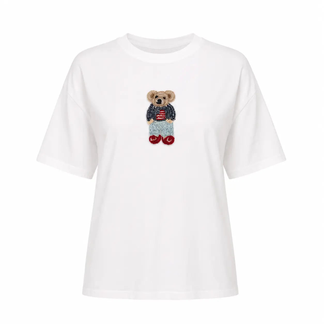 Bear Beaded T-Shirt