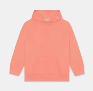 New. With label. Hooded sweater + Coral Orange