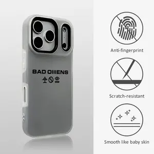 PIKPAKA B-Bad O-Omens Rock Band Logo Cool Fashion Phone Case Cover For IPhone 17 16 15 14 13 12 11 Pro Max Plus Mini Luxury Jelly Material Case Fashion Durable Crystal Clear Stylish Shockproof Scratch-Resistant Perfect Fit