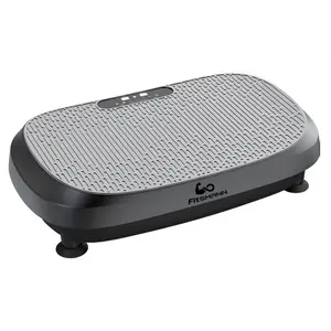 FitsMANN 4D Vibration Plate Exercise Machine, Triple Motor Whole Body Vibration Platform with Wrist Remote, 60 Speeds, 3 Intensity Levels, Wide Non-Slip Curved Platform, 330 lb Capacity, Home Fitness Equipment