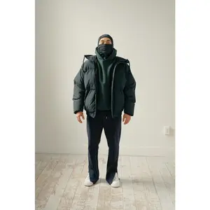 Favelo Forest Green Puff Jacket - Stylish and Warm
