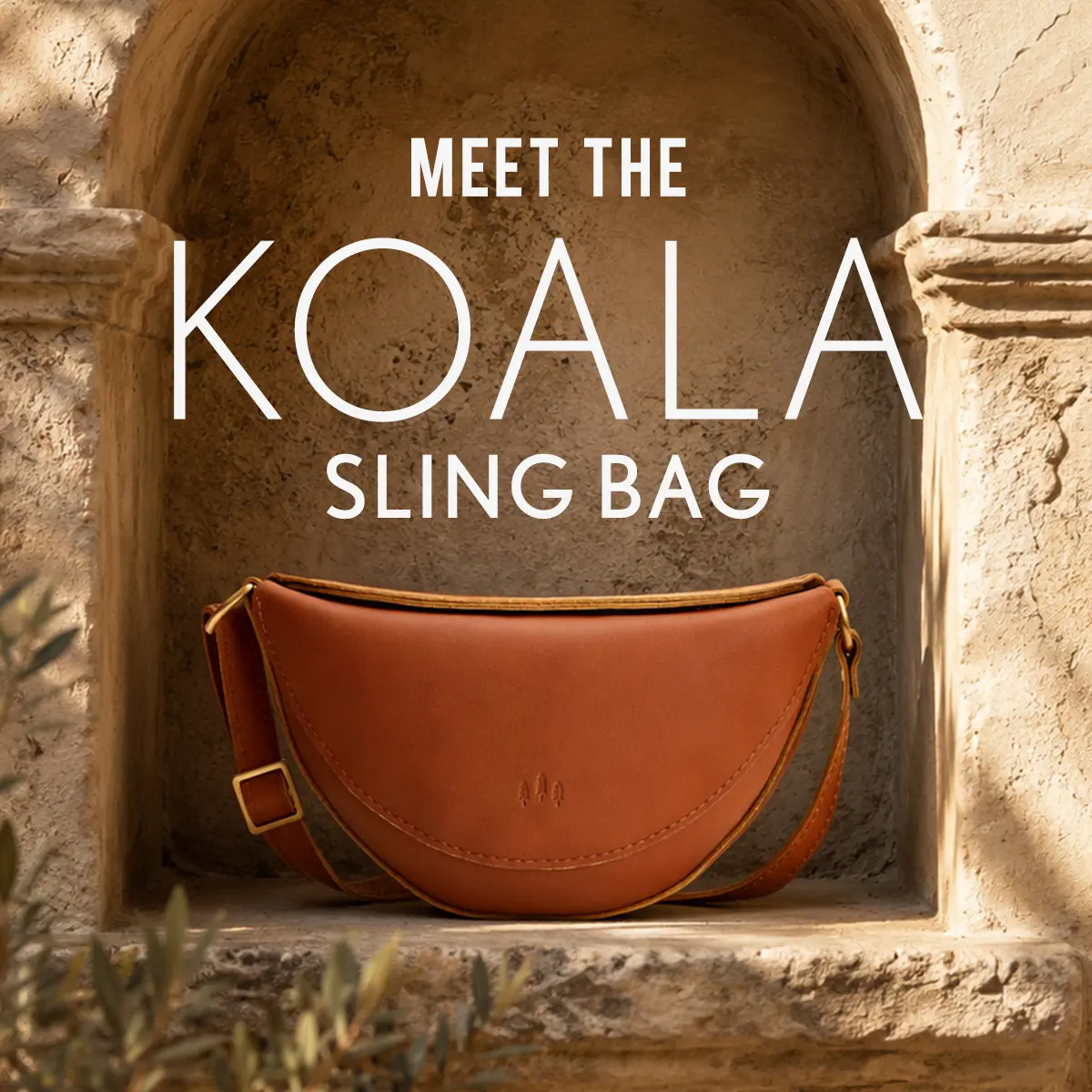 Portland Leather Koala Sling Bag - Soft Leather Crossbody Purse & Travel Chest Bag for Women