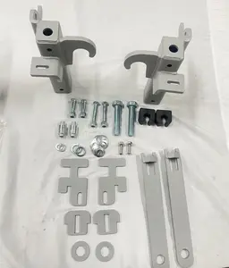 TORQUE Deer Guard Bumper Protector Mount Brackets Set for Kenworth T660, Full Hardware Included Front Bumper Mounting Bracket Kit