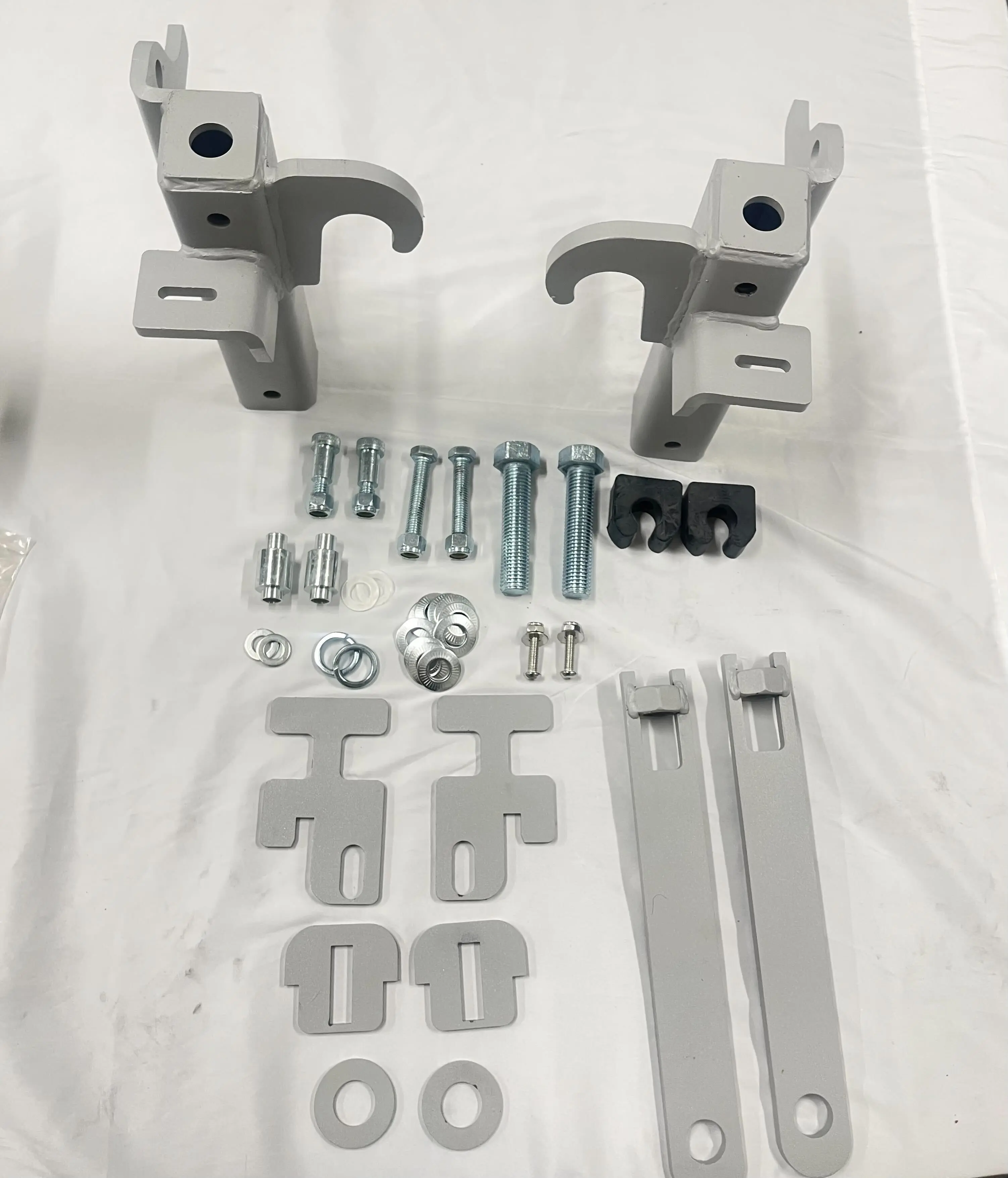 TORQUE Steel Truck Replacement Deer Guard Bumper Mount Brackets Set - 1 Set, Easy Install, Secure Fit for Kenworth T660, Full Hardware Included Front Bumper Mounting Kit, Bumper Protectors