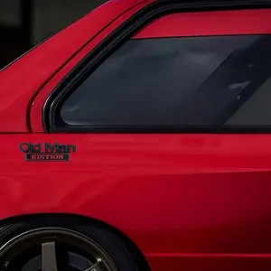 Men's 3D Badge Sticker Car Emblem Mudguard Fun Decorative Sticker Car Door Replacement Suitable for Universal Vehicles Suv Motorcycles