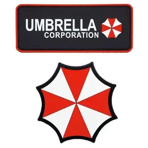 Miltacusa Umbrella Company Patch [PVC Rubber-2PC Bundle]