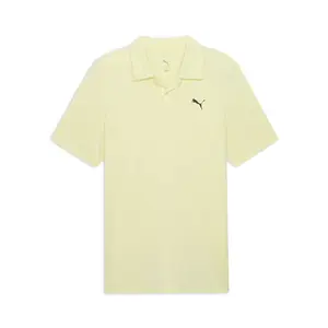 PUMA Mens Essentials All In Short Sleeve Shirt Casual Casual - Yellow