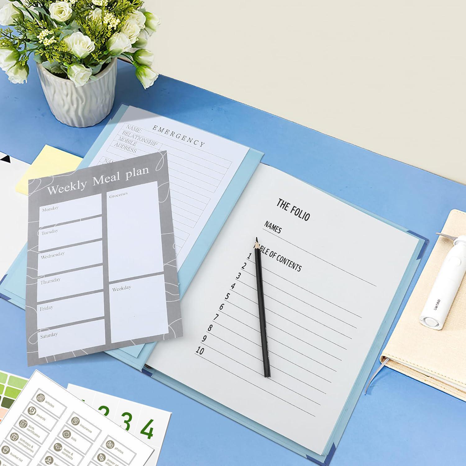 File Folder, 1 Count Envelope-closure Cover Design With Tags Portable Foldable File Folder,  File Storage Folder, Office Stationery & Supplies  Local Warehouse Shipping