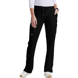 Grey's Anatomy Scrubs - Mia Scrub Pant for Women, Elastic Back Waist, Mid-Rise Shaped Leg Women's Scrub Pant