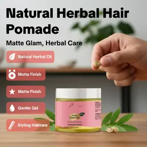 Bienblan Hair Pomade Byenblan Natural Herbal Oil Formula with Vitamin E for Styling Haircare Matte Finish Gentle  Gel, Hair Products, Haircare Gel