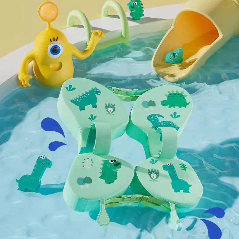 No-Inflate Baby Pool Float – Butterfly Design Toddler Swim Ring - Comfy & Secure -  Armpit Baby Swim Float