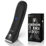 VIKICON Manscape Trimmer for Men - IPX7 Waterproof Ball Trimmer w/Light & Ceramic Blade, Body Groomer for Pubic/Body/Groin,Electric Razor Shavers,USB-C Charging,No Nicks,Hair Cutting Machines Cutters Epilator Hair Barber Clippers Smooth grooming set