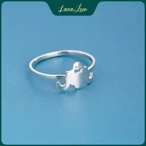 LavaJewelry, Spooky Spirits Ring, 925 Sterling Silver Ring, Hallowen Ring, Ghost Ring, Hallowen Gift, Women ring