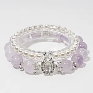 High-quality Jewelry Bracelets, Natural Starlight Pink Crystal Bracelets, Good Luck Shell Beads, Whitening Fashion Bracelets, Gifts For Best Friends And Girlfriends elegant bridal jewelry custom gift healing