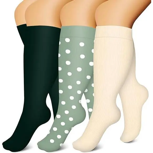 3double style22 Navy/green dot/beige