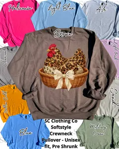 Pullover Leopard Chicken Basket