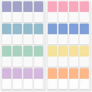 - Sticky Index Tabs, 480 count, Pastel Sticky Tabs for Notebooks, Page Markers