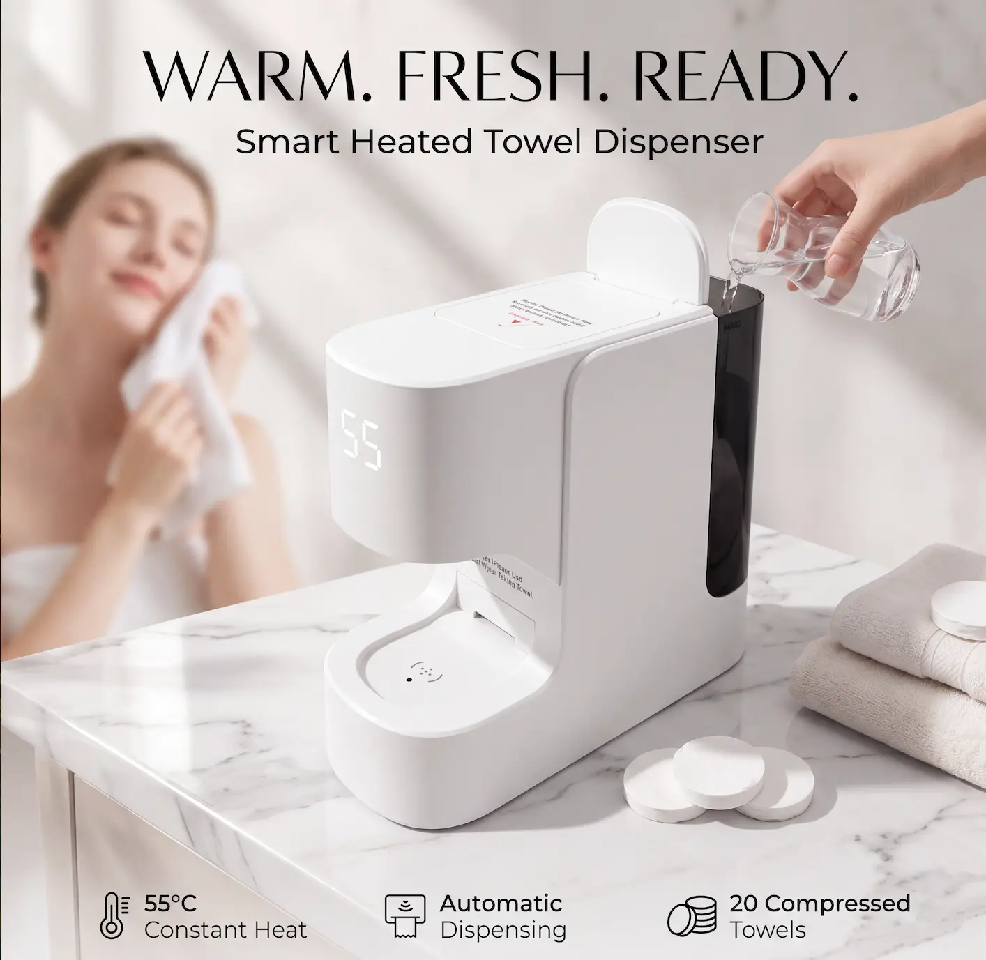 Towel Hot Face Towel Heater Dispenser Hot Face Towel Warmer Machine Appliance