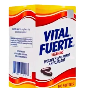 Vital Fuerte Antioxidant Dietary Supplement - 100 Soferels with Essential Vitamins and Minerals, Made in Guatemala, Healthcare Supplement Edible Fitness Healthy