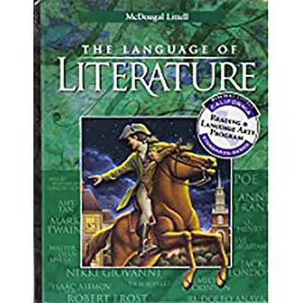 USED Book - McDougal Littell Language of Literature: Student Edition Grade 8 2002 by ML (Hardcover) - english